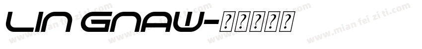Lin gnaw字体转换